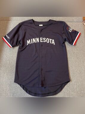 Youth Minnesota Twins Baseball Jersey Navy Blue Youth size large